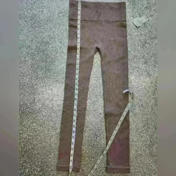 HIGH WAISTED TAN LEGGINGS SIZE  SMALL - Picture 7 of 7